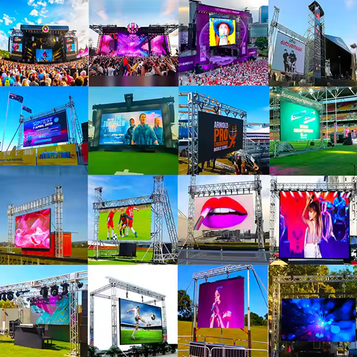 High-Brightness Outdoor LED Display for Advertising and Public Messaging